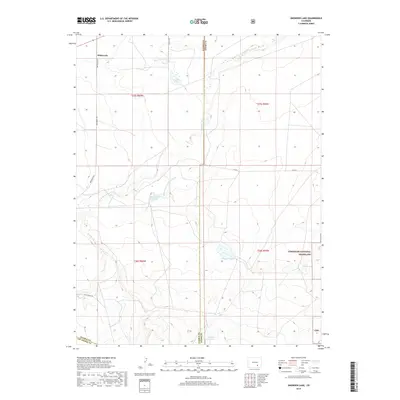 2019 Map of Snowden Lake, 2019 Print
