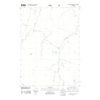 2011 Map of Snowdrift Mountain, 2011 Print