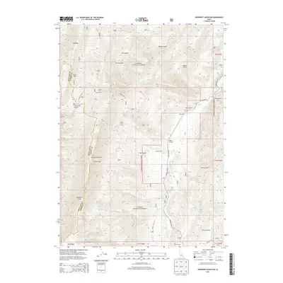 2013 Map of Snowdrift Mountain, 2013 Print