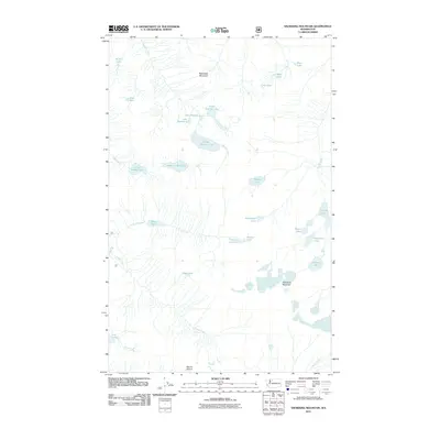 2011 Map of Snowking Mountain, 2011 Print