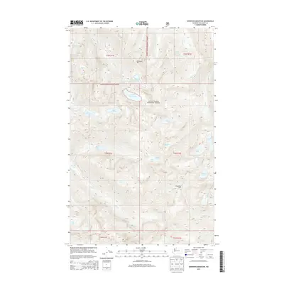 2014 Map of Snowking Mountain, 2014 Print