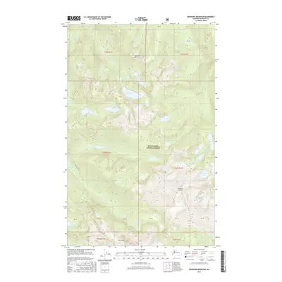 2017 Map of Snowking Mountain, 2017 Print