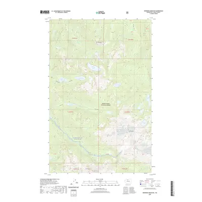 2020 Map of Snowking Mountain, 2020 Print