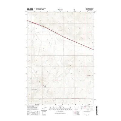 2014 Map of Snowline, 2014 Print
