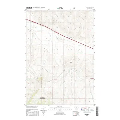 2017 Map of Snowline, 2017 Print