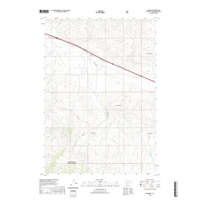 2020 Map of Snowline, 2020 Print