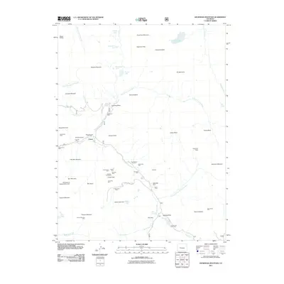 2011 Map of Snowmass Mountain, 2011 Print