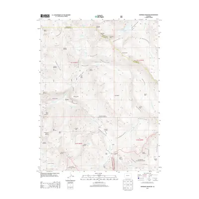 2013 Map of Snowmass Mountain, 2013 Print
