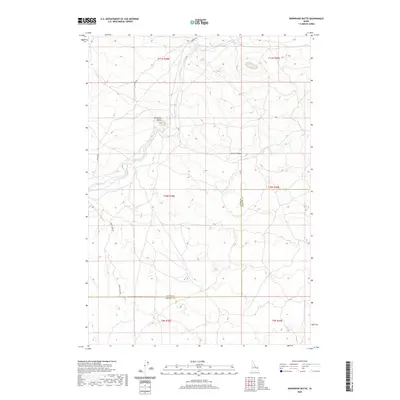 2020 Map of Snowshoe Butte, 2020 Print