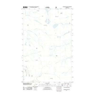 2011 Map of Snowshoe Peak, 2011 Print