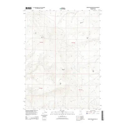 2015 Map of Snowstorm Mountain, 2015 Print