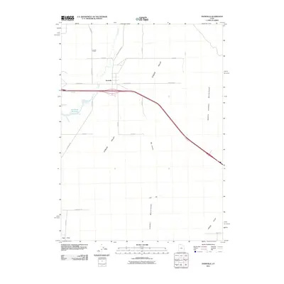 2011 Map of Snowville, 2011 Print
