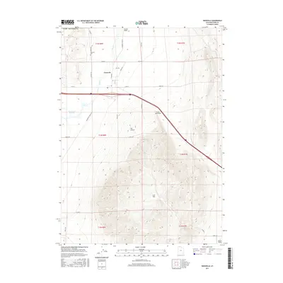 2017 Map of Snowville, 2017 Print