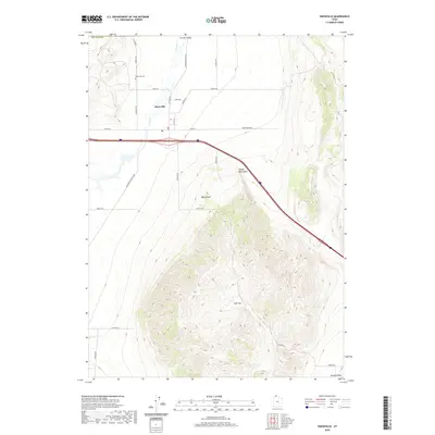 2020 Map of Snowville, 2020 Print