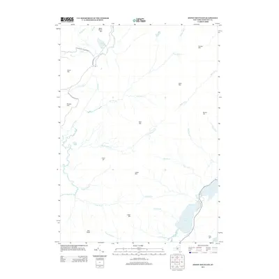 2013 Map of Snowy Mountain, 2013 Print