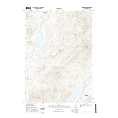 2016 Map of Snowy Mountain, 2016 Print