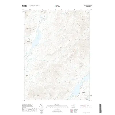 2019 Map of Snowy Mountain, 2019 Print