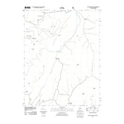 2011 Map of Snowy Mountain, 2011 Print