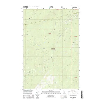 2017 Map of Snowy Summit, 2017 Print