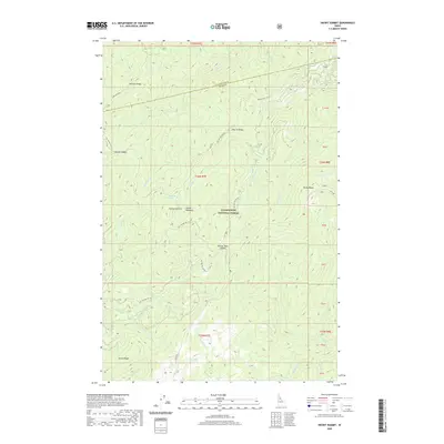 2020 Map of Snowy Summit, 2020 Print
