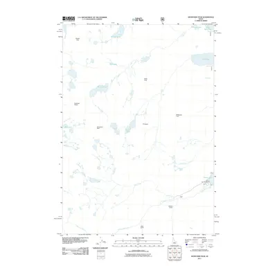 2011 Map of Snowyside Peak, 2011 Print