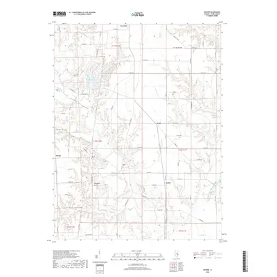 2018 Map of Snyder, 2018 Print