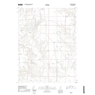 2021 Map of Snyder, 2021 Print