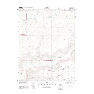 2013 Map of Snyder Flats, 2013 Print