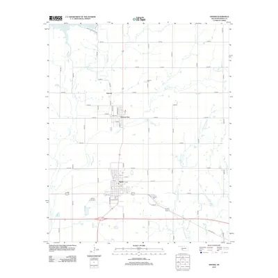 2012 Map of Snyder, 2012 Print