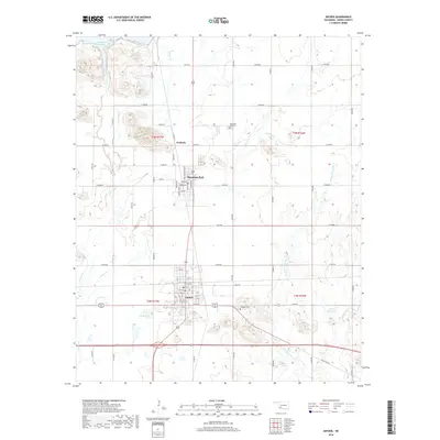 2018 Map of Snyder, 2018 Print