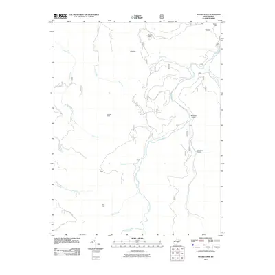 2011 Map of Snyder Knob, 2011 Print