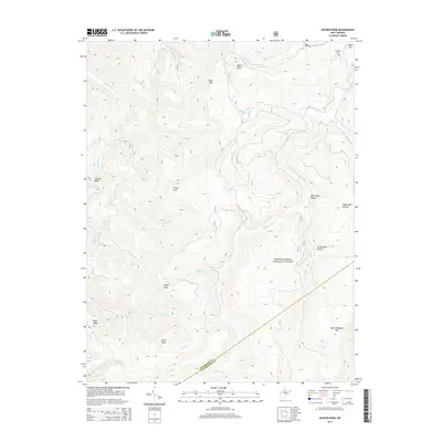 2014 Map of Snyder Knob, 2014 Print