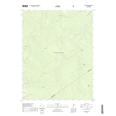 2019 Map of Snyder Knob, 2019 Print