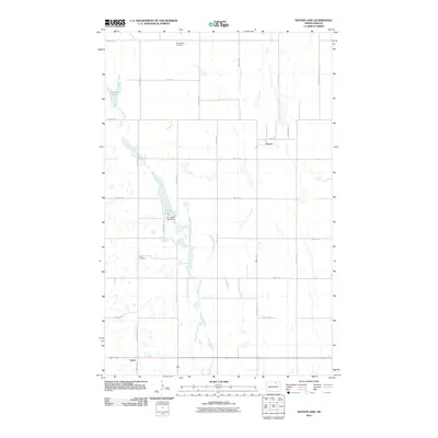 2011 Map of Snyder Lake, 2011 Print