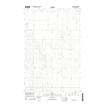 2014 Map of Snyder Lake, 2014 Print