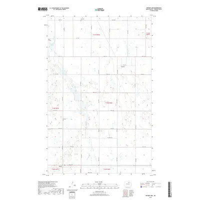 2017 Map of Snyder Lake, 2017 Print