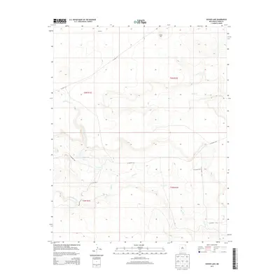 2013 Map of Snyder Lake, 2013 Print