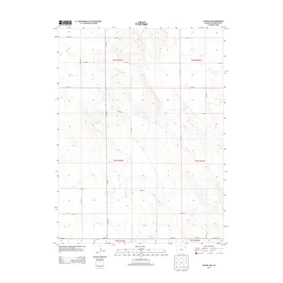 2013 Map of Snyder Lake, 2013 Print