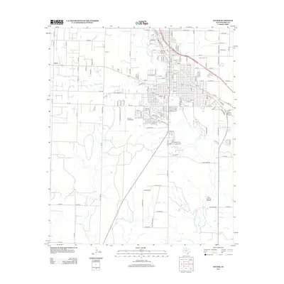 2012 Map of Snyder, 2012 Print
