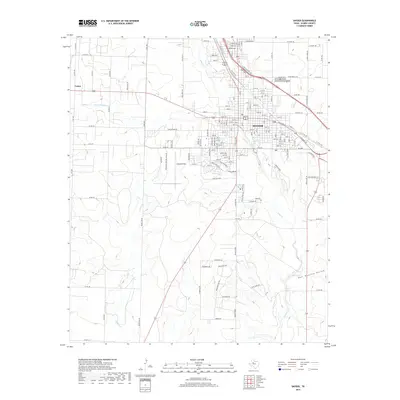 2019 Map of Snyder, 2019 Print