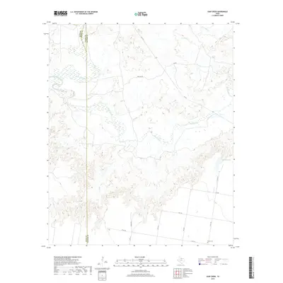 2019 Map of Soap Creek, 2019 Print