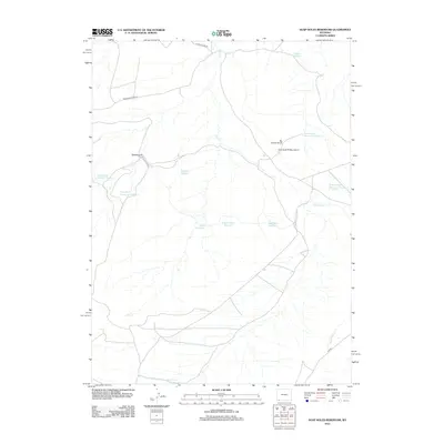 2012 Map of Soap Holes Reservoir, 2012 Print