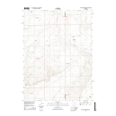 2015 Map of Soap Holes Reservoir, 2015 Print