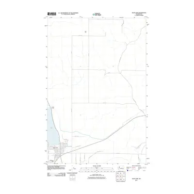 2011 Map of Soap Lake, 2011 Print