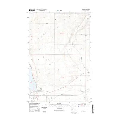 2014 Map of Soap Lake, 2014 Print