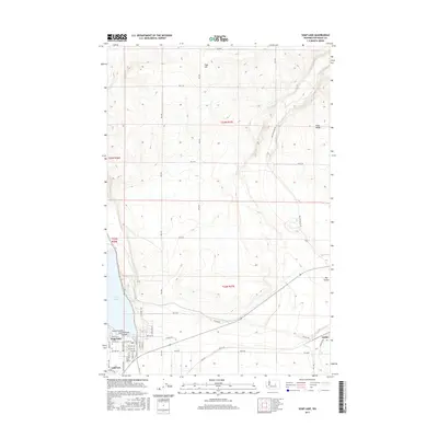 2017 Map of Soap Lake, 2017 Print