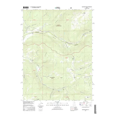 2017 Map of Soapstone Basin, 2017 Print