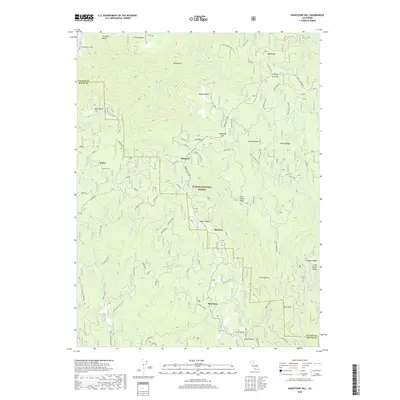 2018 Map of Soapstone Hill, 2018 Print