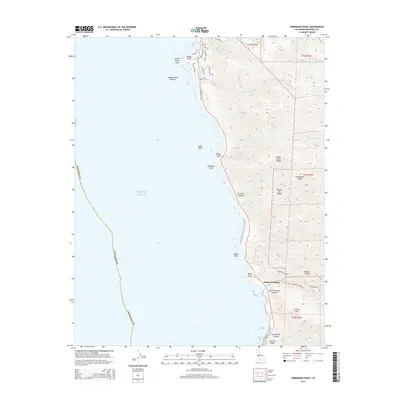 2015 Map of Soberanes Point, 2015 Print