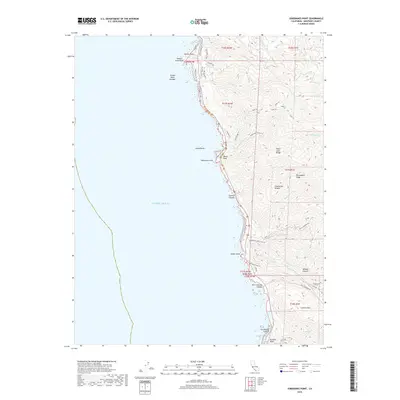 2018 Map of Soberanes Point, 2018 Print